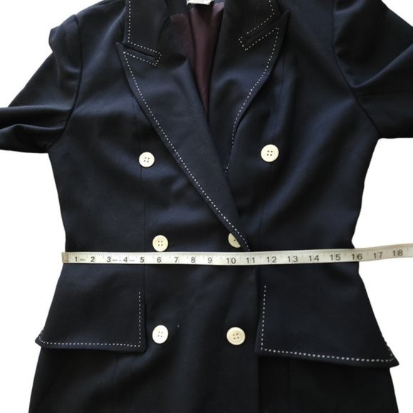 Vintage Ports International navy with white trim and buttons, double breasted - Picture 6 of 9